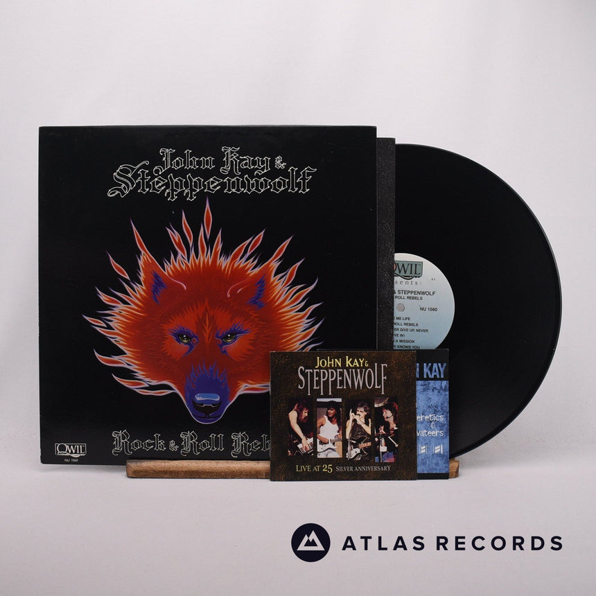 John Kay Rock & Roll Rebels LP Vinyl Record - Front Cover & Record