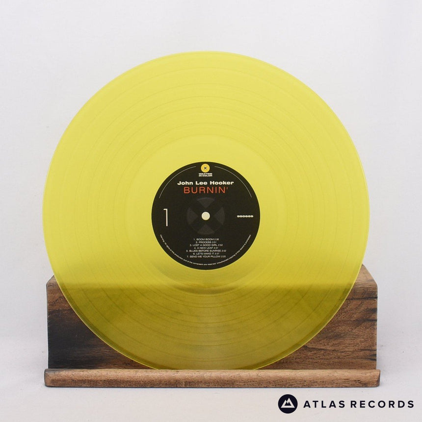 John Lee Hooker - Burnin' - Yellow Translucent LP Vinyl Record - VG+/NM