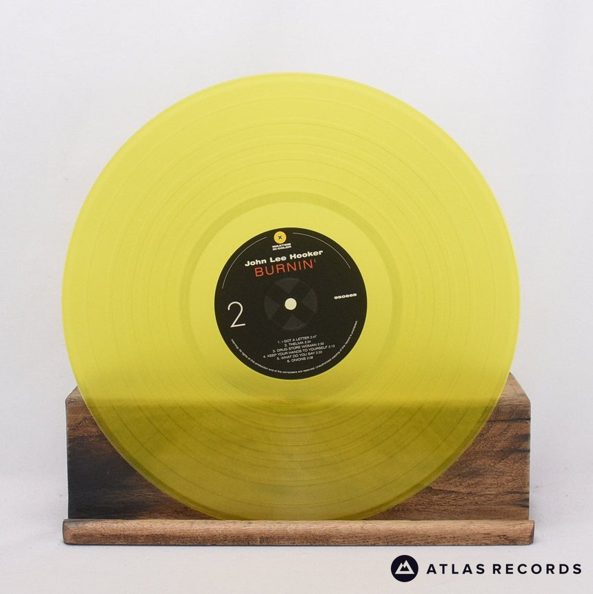John Lee Hooker - Burnin' - Yellow Translucent LP Vinyl Record - VG+/NM