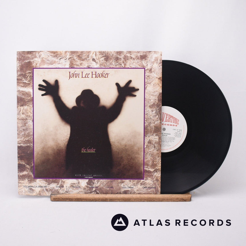 John Lee Hooker The Healer LP Vinyl Record - Front Cover & Record