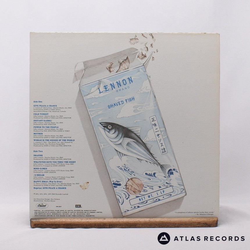 John Lennon - Shaved Fish - Reissue Canadian LP Vinyl Record - EX/EX