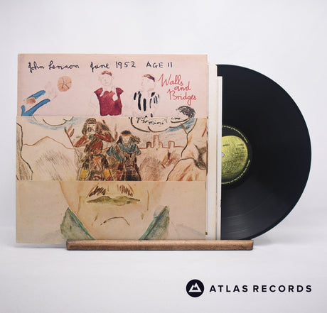 John Lennon Walls And Bridges LP Vinyl Record - Front Cover & Record