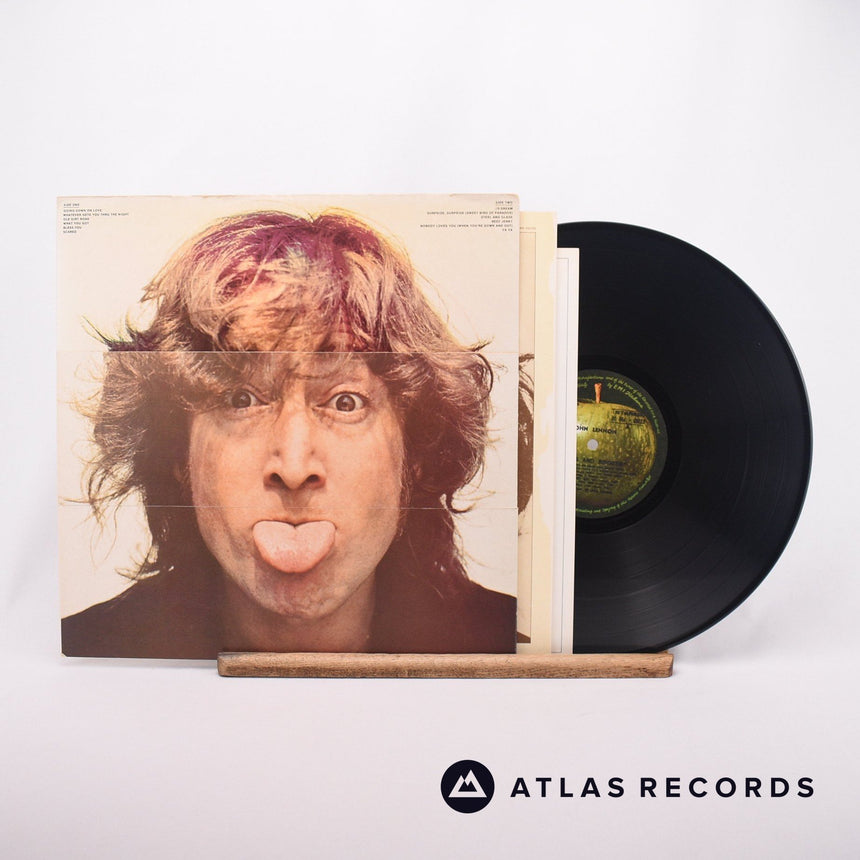 John Lennon Walls And Bridges LP Vinyl Record - Front Cover & Record