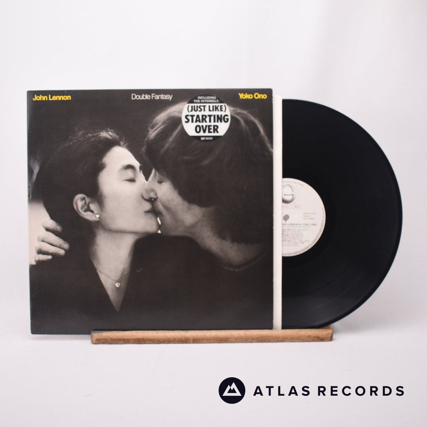 John Lennon & Yoko Ono Double Fantasy LP Vinyl Record - Front Cover & Record
