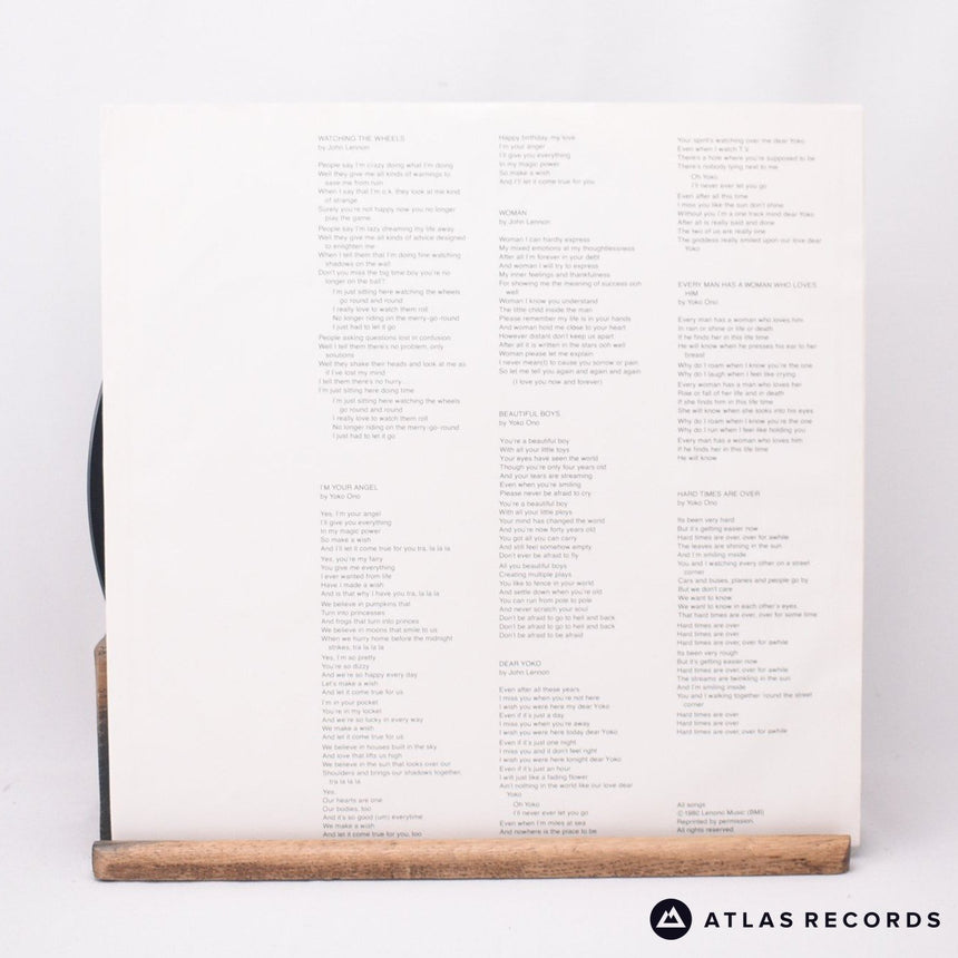 John Lennon & Yoko Ono - Double Fantasy - LP Vinyl Record - VG+/VG+