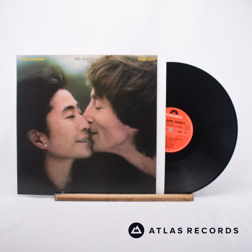 John Lennon & Yoko Ono Milk And Honey LP Vinyl Record - Front Cover & Record