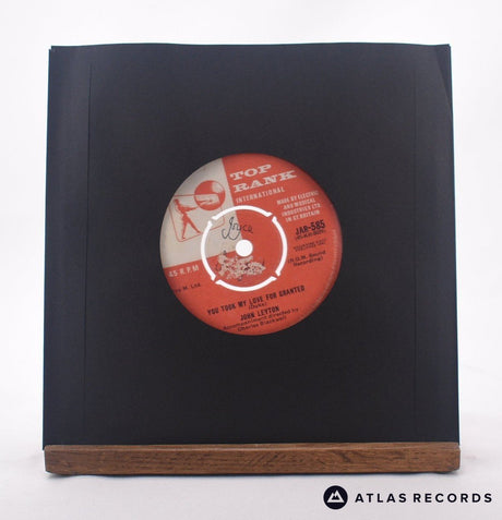 John Leyton - Wild Wind - 7" Vinyl Record - VG+
