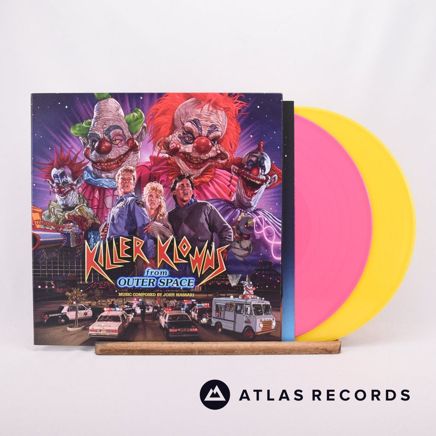 John Massari Killer Klowns from Outer Space 2 x LP Vinyl Record - Front Cover & Record