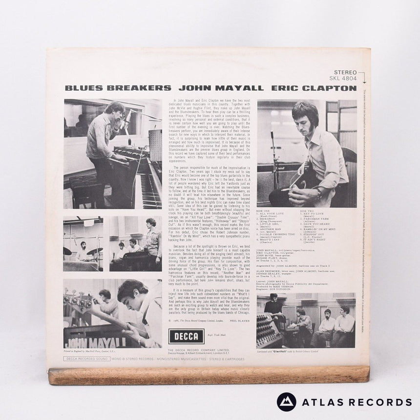 John Mayall - Blues Breakers - Repress Stereo 97 98 LP Vinyl Record - EX/EX