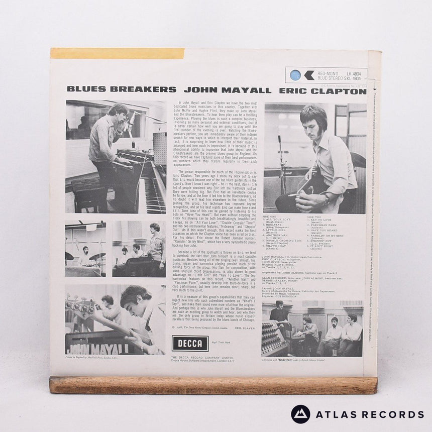 John Mayall - Blues Breakers - Reissue Stereo P-1W LP Vinyl Record - VG+/EX