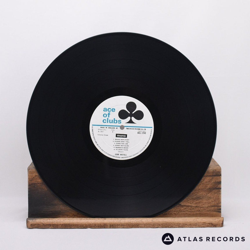 John Mayall - The Blues Alone - Mono -1 -1 LP Vinyl Record - EX/EX