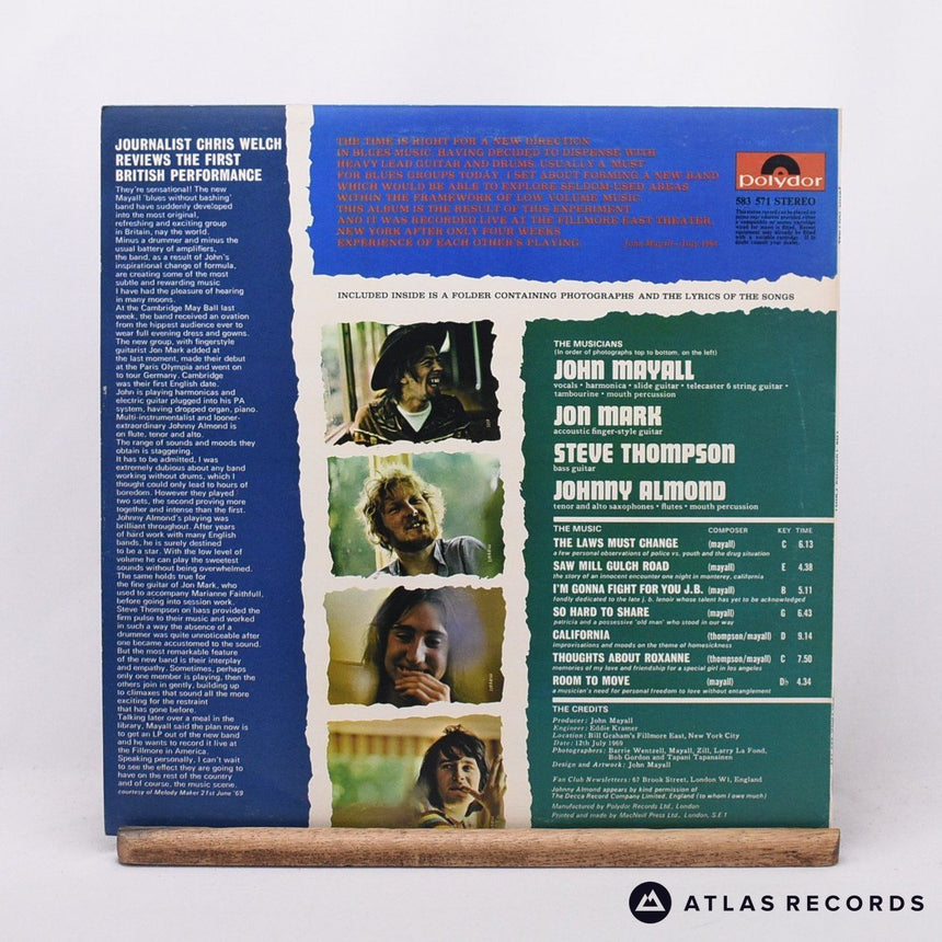 John Mayall - The Turning Point - A//1 B//1 LP Vinyl Record - VG+/VG+