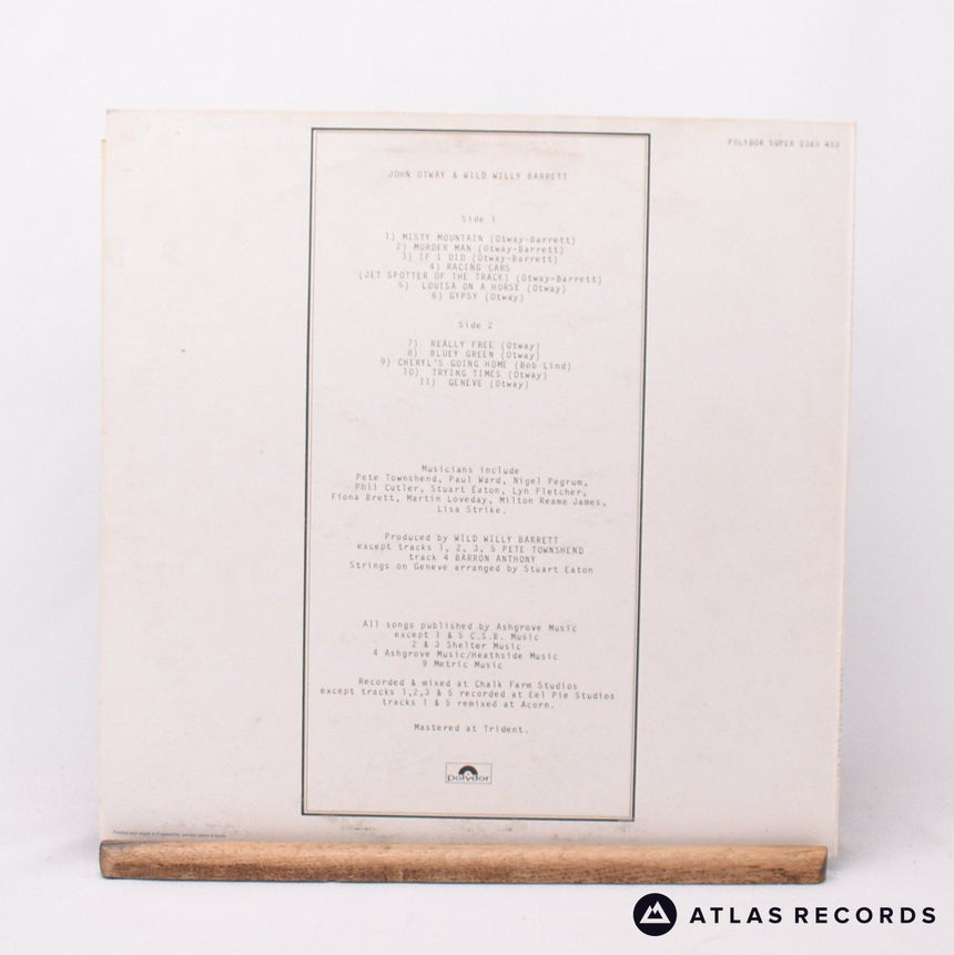 John Otway - John Otway & Wild Willy Barrett - LP Vinyl Record - VG+/EX