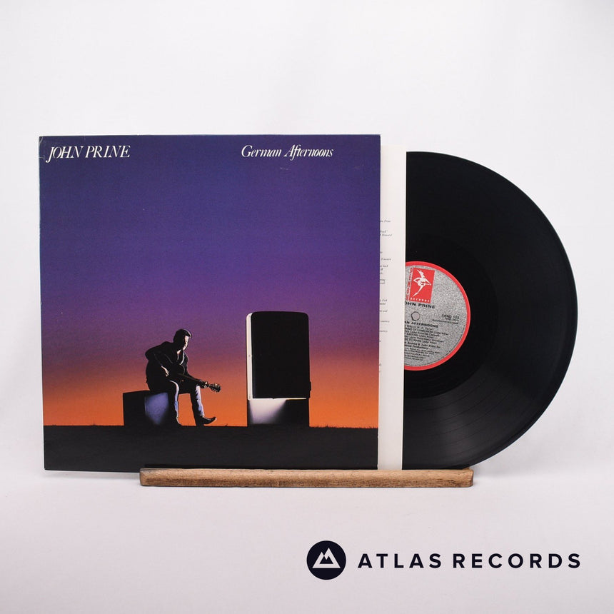 John Prine German Afternoons LP Vinyl Record - Front Cover & Record