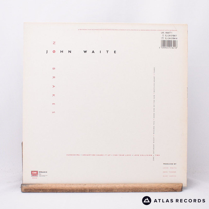 John Waite - No Brakes - LP Vinyl Record - EX/EX