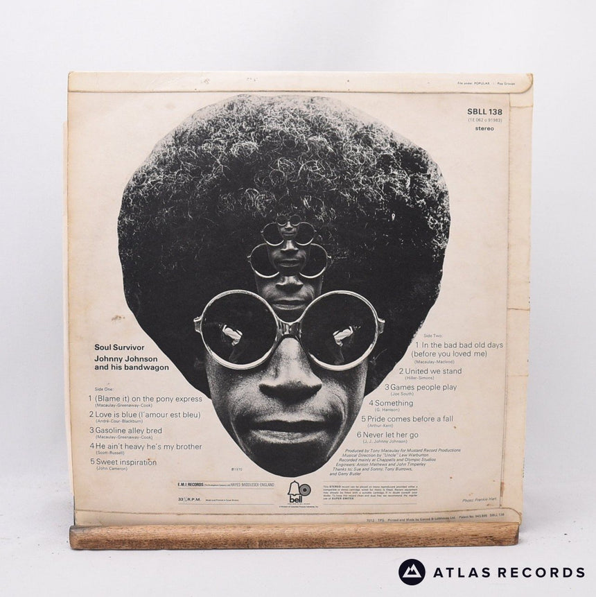 Johnny Johnson And The Bandwagon - Soul Survivor - LP Vinyl Record - VG+/VG+