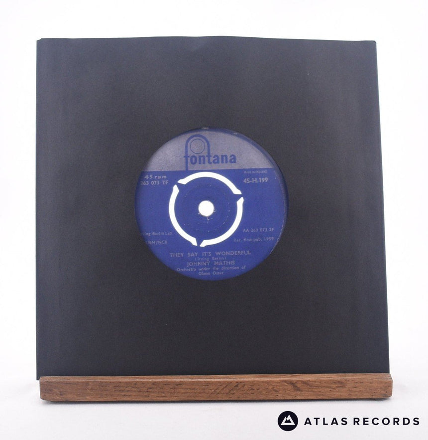 Johnny Mathis Someone 7" Vinyl Record - In Sleeve