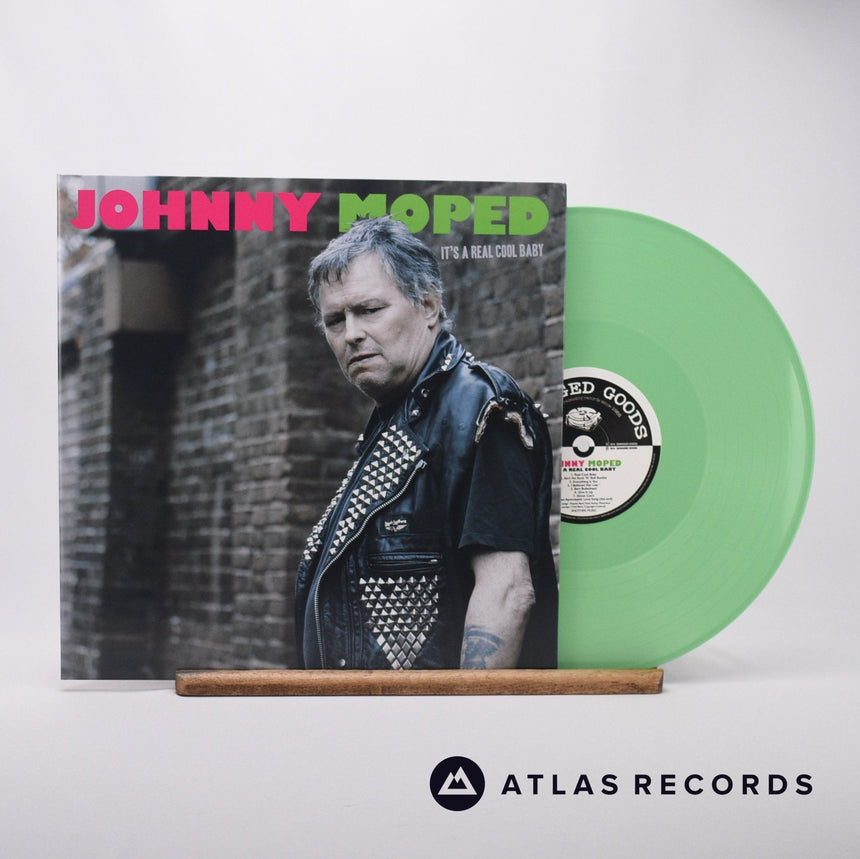 Johnny Moped It's A Real Cool Baby LP Vinyl Record - Front Cover & Record