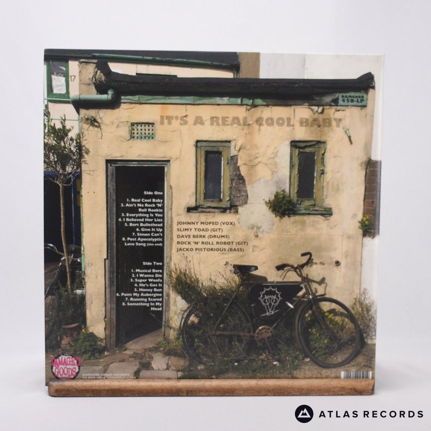 Johnny Moped - It's A Real Cool Baby - Green LP Vinyl Record - NM/NM