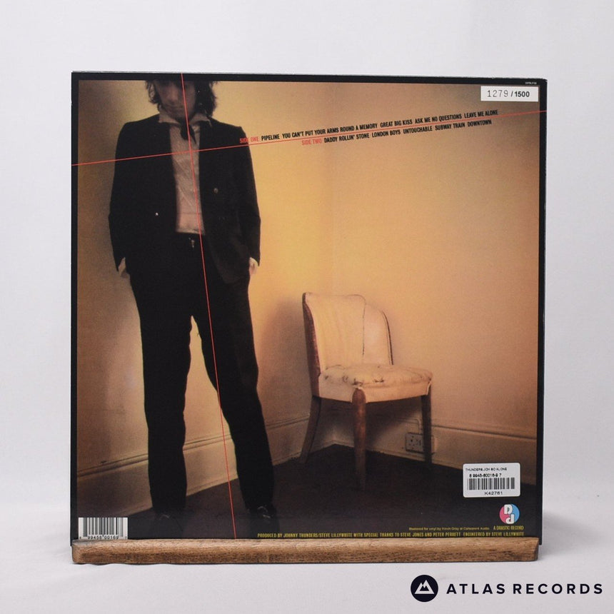 Johnny Thunders - So Alone - 200G Limited Edition A B LP Vinyl Record - NM/EX
