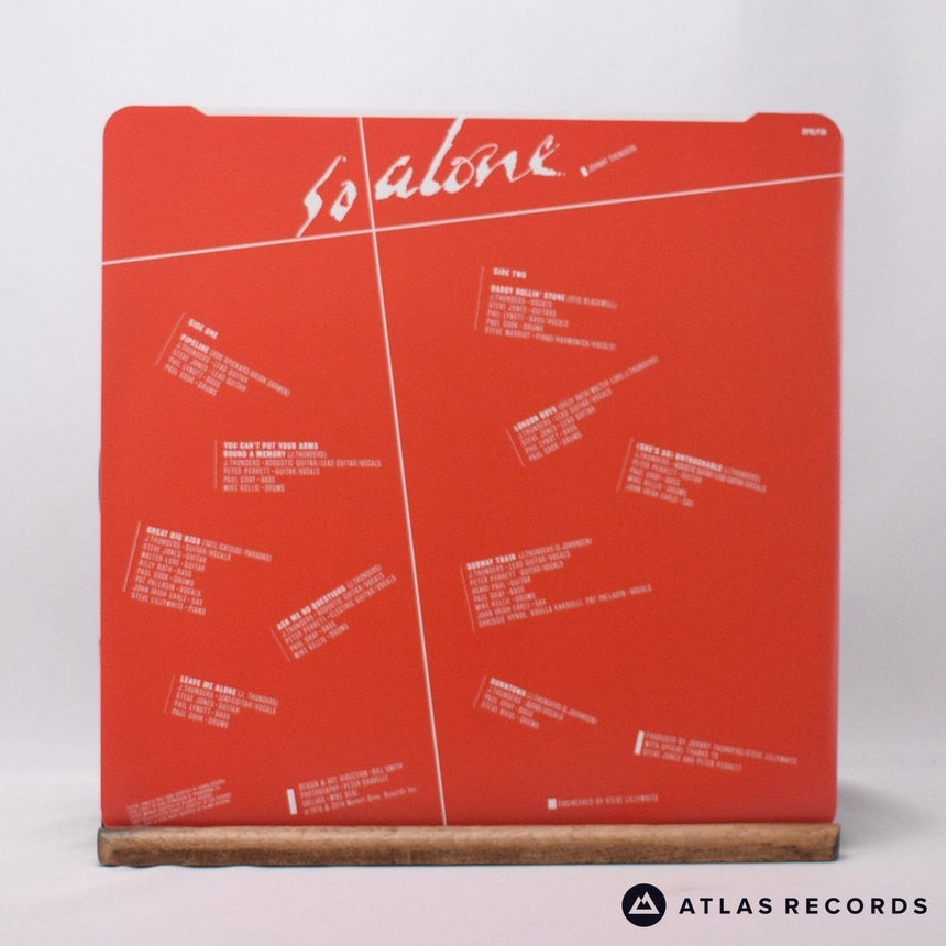 Johnny Thunders - So Alone - 200G Limited Edition A B LP Vinyl Record - NM/EX