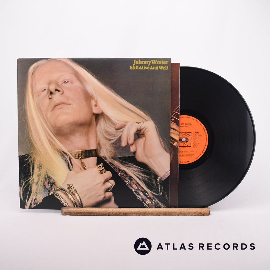 Johnny Winter Still Alive And Well LP Vinyl Record - Front Cover & Record