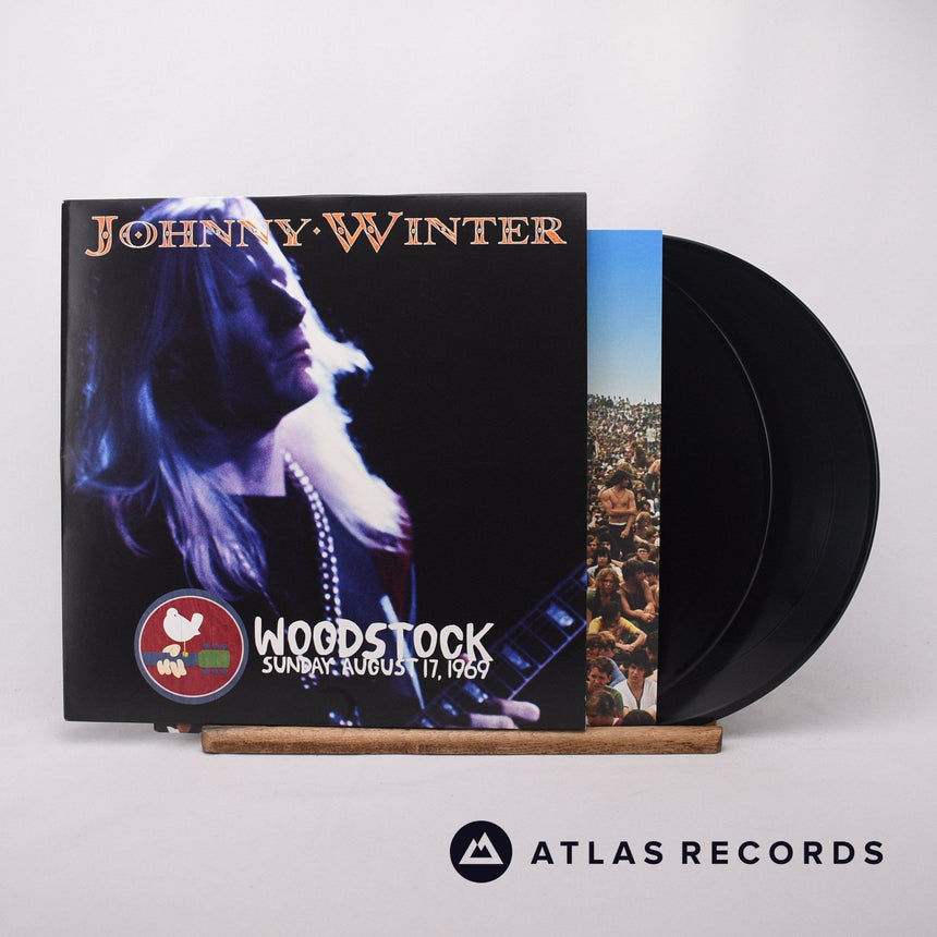Johnny Winter The Woodstock Experience 2 x LP Vinyl Record - Front Cover & Record