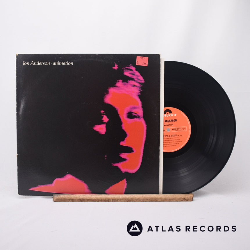 Jon Anderson Animation LP Vinyl Record - Front Cover & Record