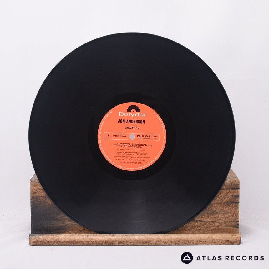 Jon Anderson - Animation - LP Vinyl Record - VG+/EX