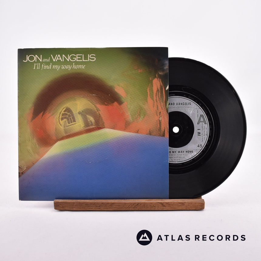 Jon & Vangelis I'll Find My Way Home 7" Vinyl Record - Front Cover & Record