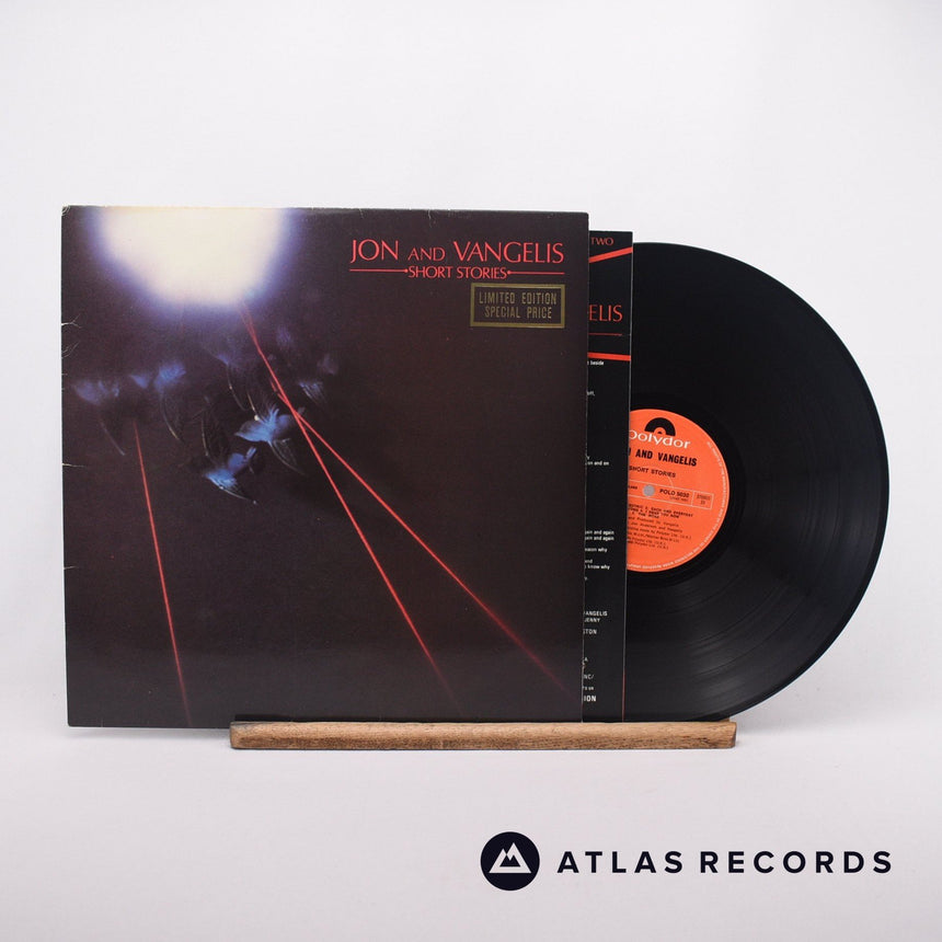 Jon & Vangelis Short Stories LP Vinyl Record - Front Cover & Record