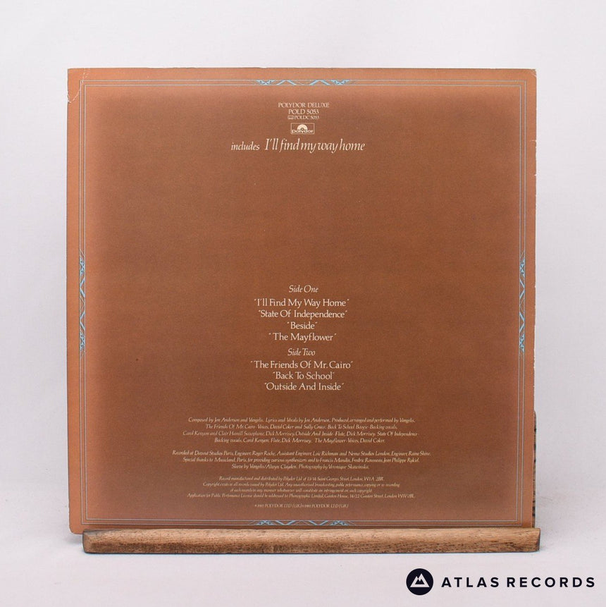 Jon & Vangelis - The Friends Of Mr Cairo - LP Vinyl Record - EX/EX
