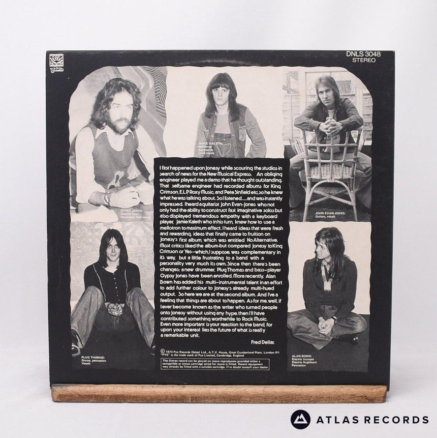 Jonesy - Keeping Up... - Lyric Sheet Gatefold A1 B1 LP Vinyl Record - VG+/VG+