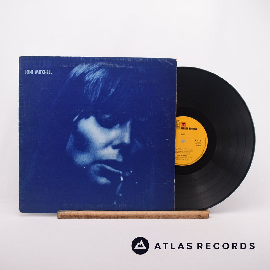 Joni Mitchell Blue LP Vinyl Record - Front Cover & Record