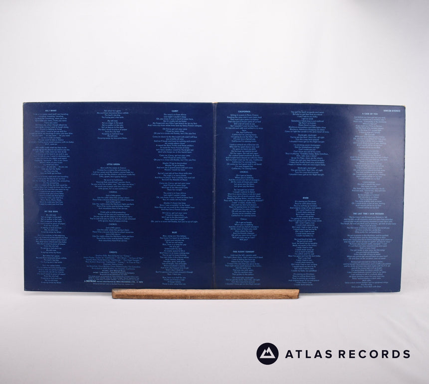Joni Mitchell - Blue - Repress Textured Sleeve A1 B1 LP Vinyl Record - VG+/VG+