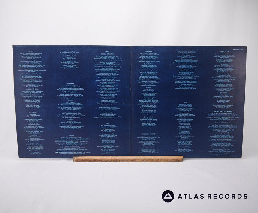 Joni Mitchell - Blue - Reissue A2 B1 LP Vinyl Record - VG+/EX