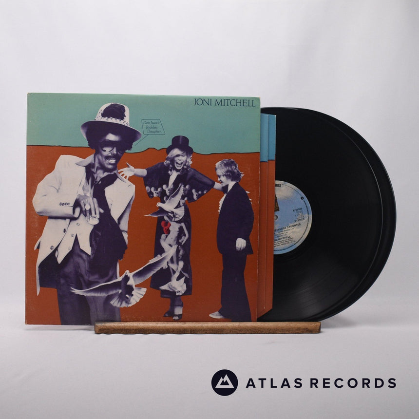 Joni Mitchell Don Juan's Reckless Daughter Double LP Vinyl Record - Front Cover & Record