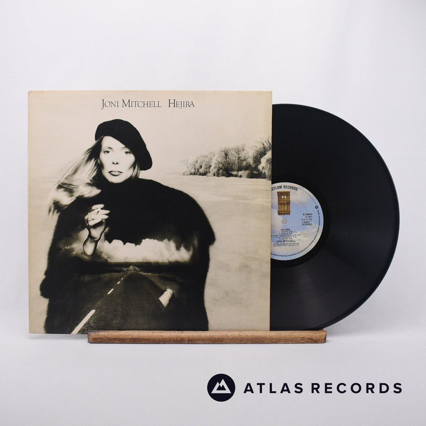 Joni Mitchell Hejira LP Vinyl Record - Front Cover & Record
