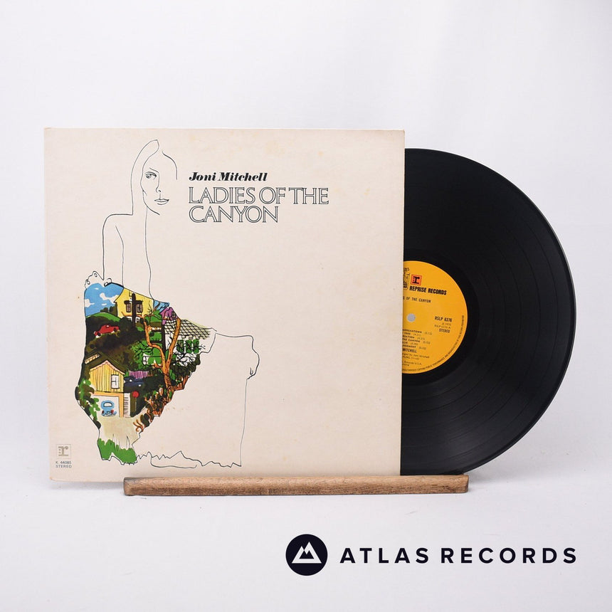 Joni Mitchell Ladies Of The Canyon LP Vinyl Record - Front Cover & Record
