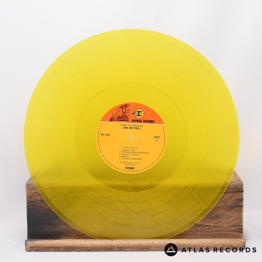 Joni Mitchell - Song To A Seagull - Yellow Transparent LP Vinyl Record - EX/NM