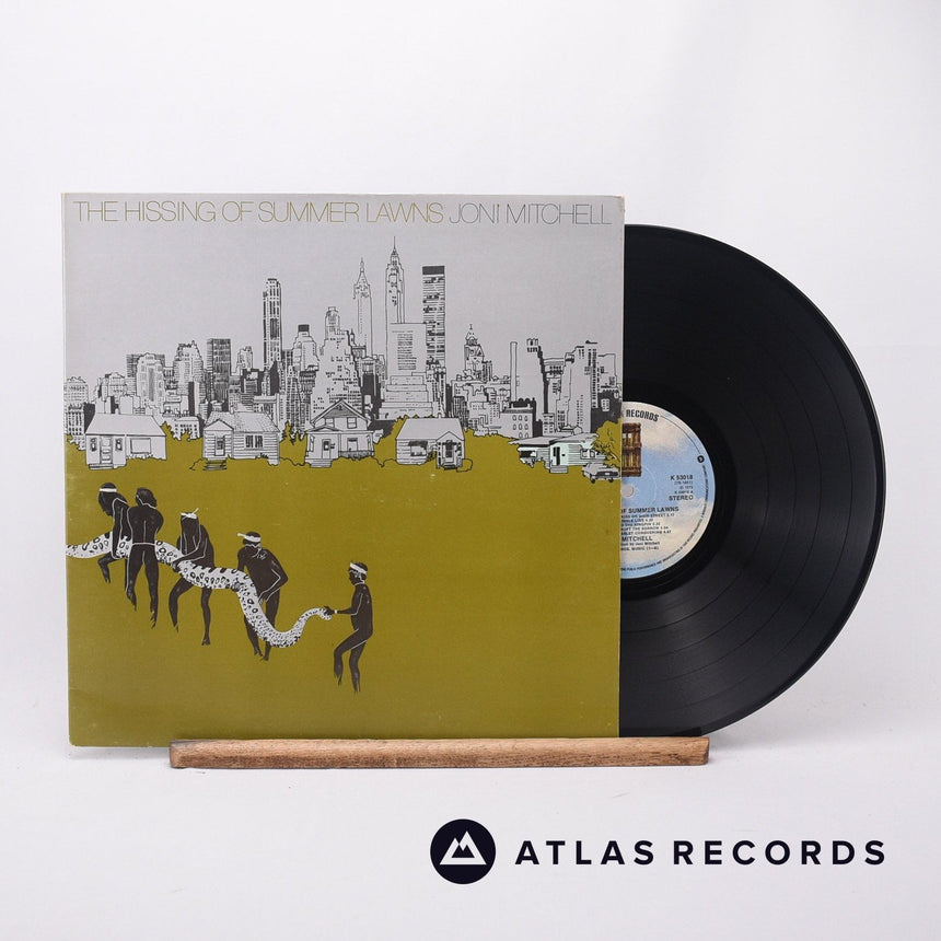 Joni Mitchell The Hissing Of Summer Lawns LP Vinyl Record - Front Cover & Record