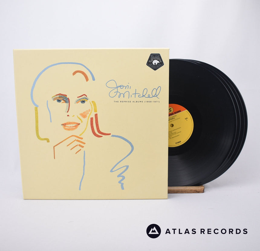 Joni Mitchell The Reprise Albums 4 x LP Vinyl Record - Front Cover & Record