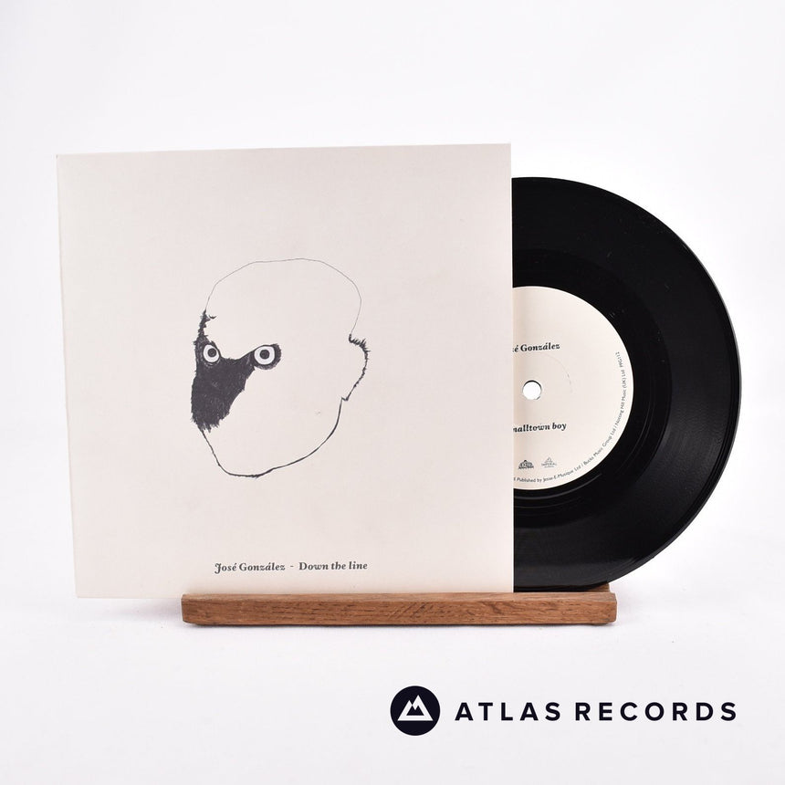 José González Down The Line 7" Vinyl Record - Front Cover & Record