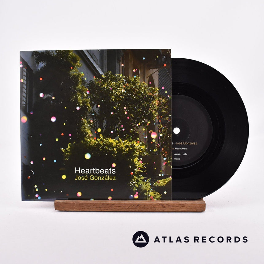 José González Heartbeats 7" Vinyl Record - Front Cover & Record