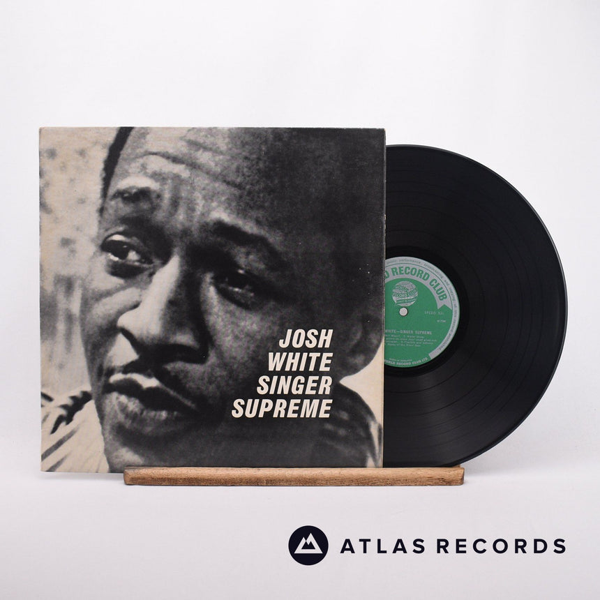Josh White Singer Supreme LP Vinyl Record - Front Cover & Record