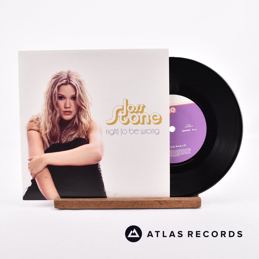 Joss Stone Right To Be Wrong 7" Vinyl Record - Front Cover & Record