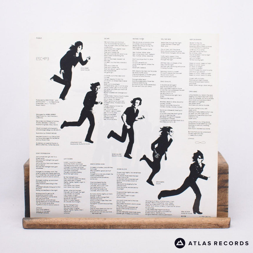 Journey - Escape - Lyric Sheet LP Vinyl Record - VG+/EX
