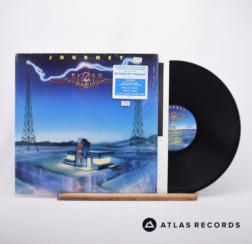Journey Raised On Radio LP Vinyl Record - Front Cover & Record