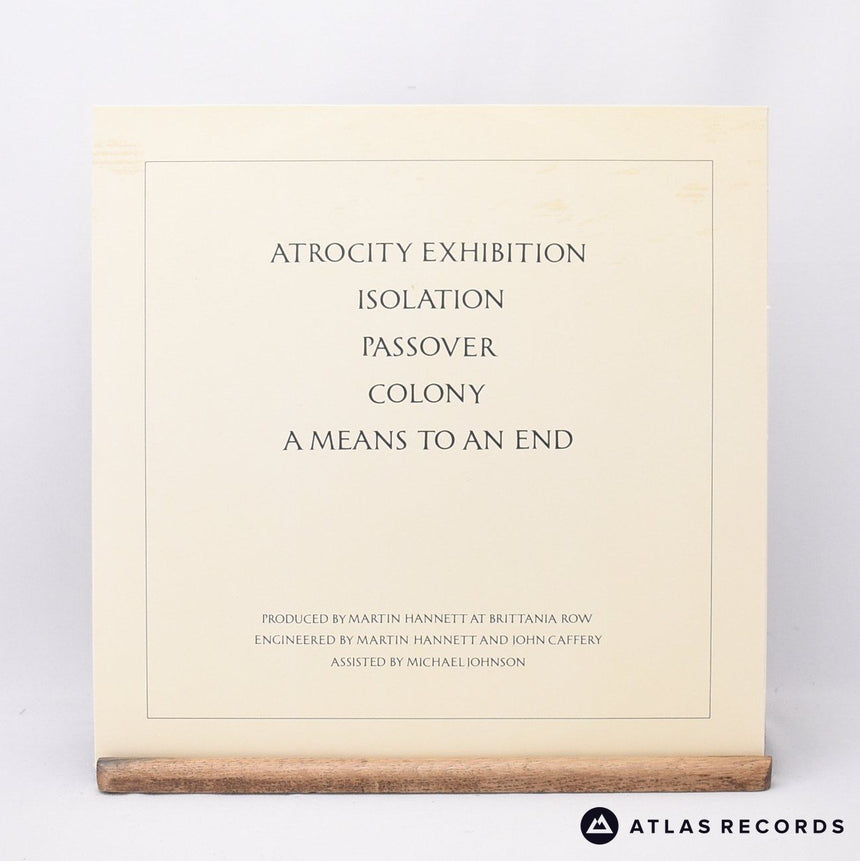 Joy Division - Closer - A1 B-1 LP Vinyl Record - VG+/EX