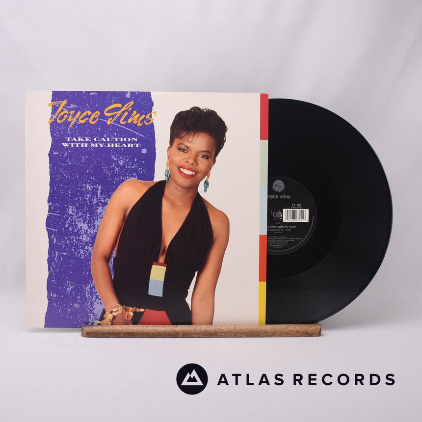 Joyce Sims Take Caution With My Heart 12" Vinyl Record - Front Cover & Record